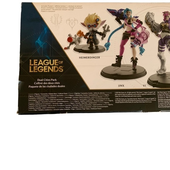 LEAGUE of Legends Dual Cities Pack  4" Action Figure 1st Edition Set - Picture 3 of 10